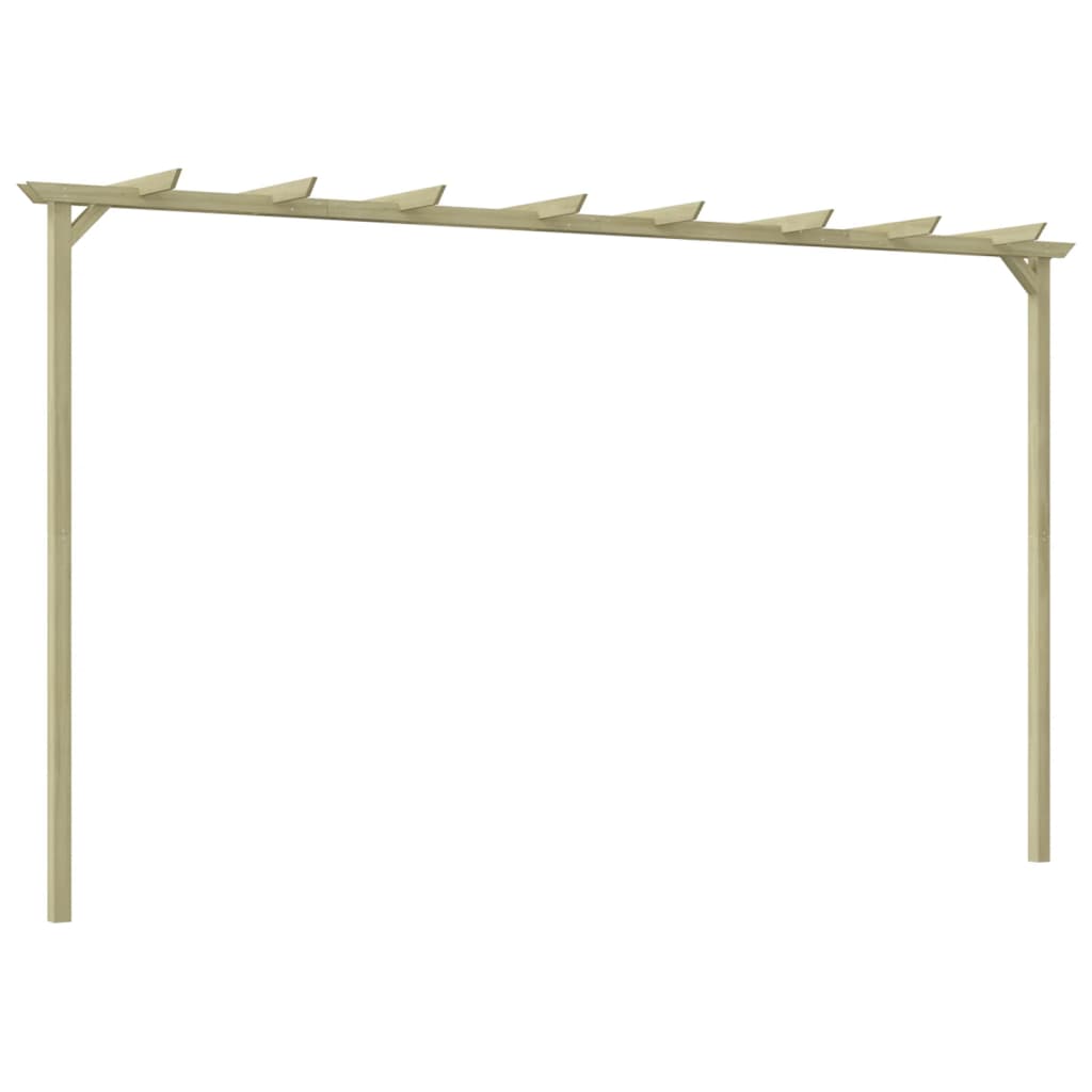 Pergola da Giardino Legno di Pino Impregnato 360x200x60 cm