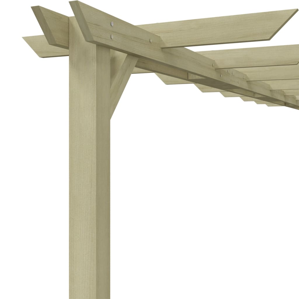 Pergola da Giardino Legno di Pino Impregnato 360x200x60 cm