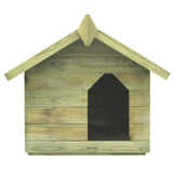 Outdoor Dog Kennel with Opening Roof in Impregnated Pine
