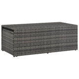 Set Divani da Giardino 6 pz con Cuscini in Polyrattan Grigio