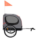 Red and Black Pet Bike Trailer