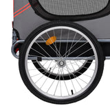 Red and Black Pet Bike Trailer