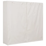 Armadio Bianco 173x40x170 cm in Tessuto