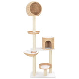 Albero per Gatti con Tiragraffi in Sisal Seagrass