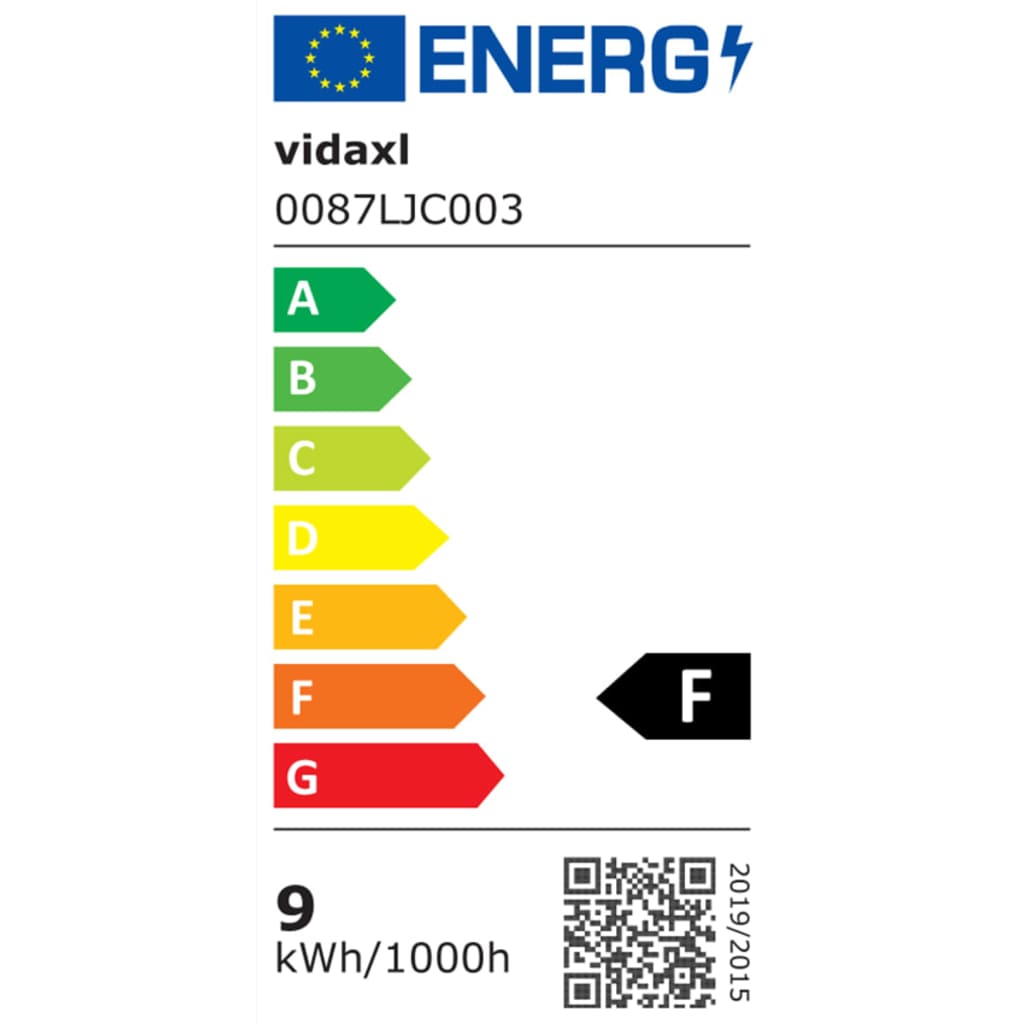 Lampada da Esterno a LED 9 W Nera Ovale