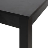 Tavolo da Bar in MDF Nero 115x55x107 cm