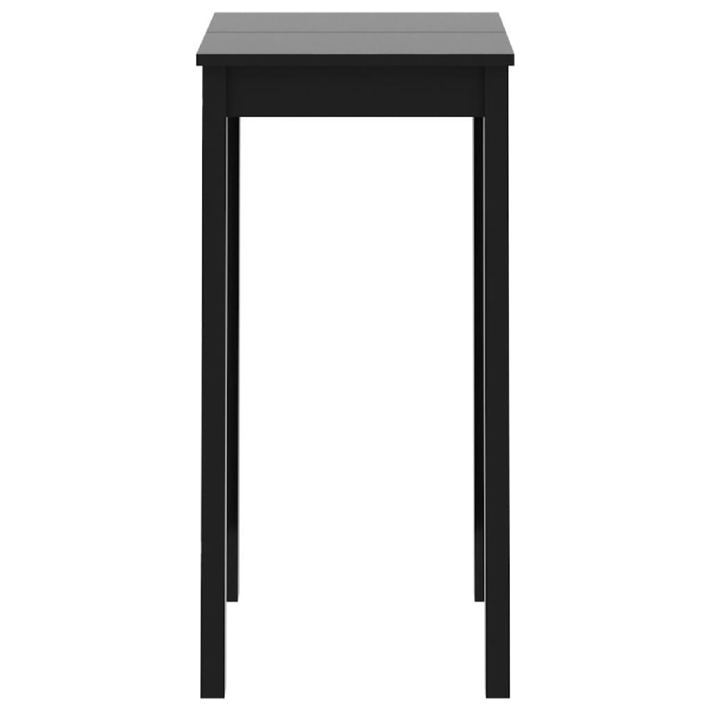 Tavolo da Bar in MDF Nero 55x55x107 cm