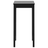 Tavolo da Bar in MDF Nero 55x55x107 cm