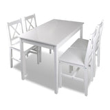 Set da Pranzo 5 pz Bianco