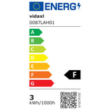 Lampada LED a Parete Acciaio Inox Forma Cilindrica Nera con Sensore