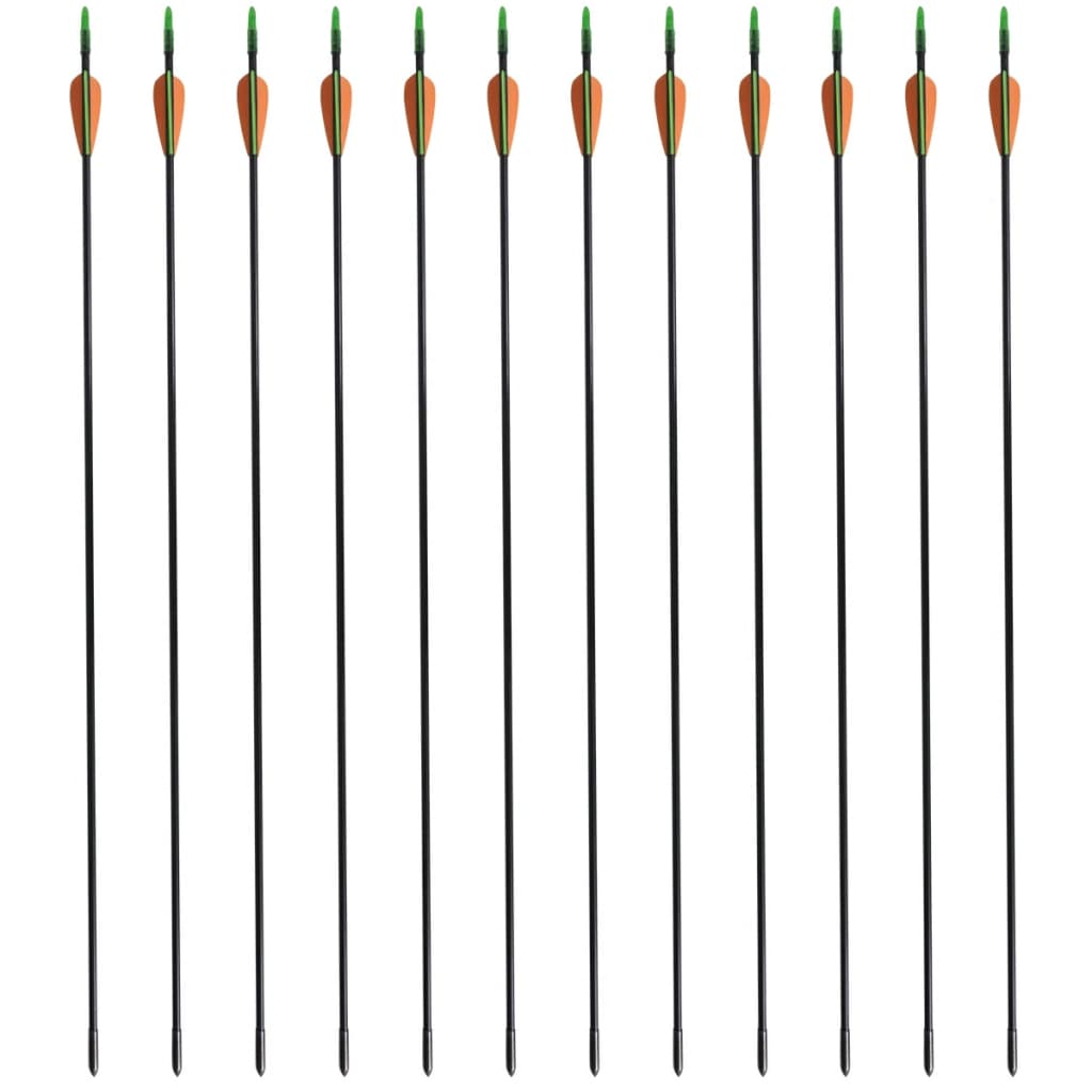 Frecce Standard per Archi Ricurvi 12 pz 76,2/0,6 cm Fibra Vetro