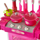 Cucina Giocattolo per Bambini con Effetti Luce/Suoni Rosa