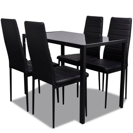 Set da Pranzo 5 pz Nero