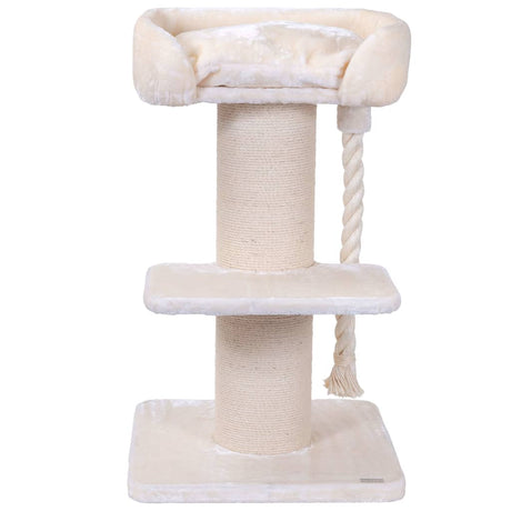 Quapas! Ruffles Scratching Post Cream 60x60x115 cm