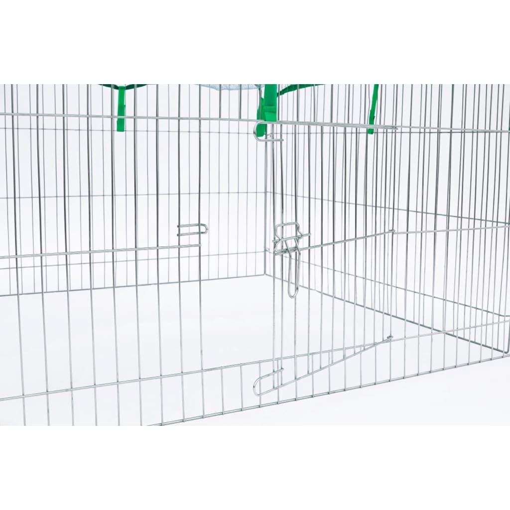 @Pet Outdoor Animal Enclosure Castle 144x112x60 cm in Metal