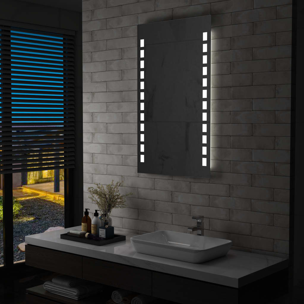 Specchio da Parete a LED per Bagno 60x100 cm