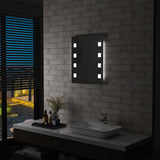 Specchio da Parete a LED per Bagno 50x60 cm