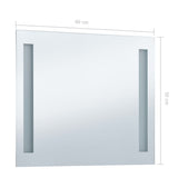 Specchio da Parete a LED per Bagno 60x50 cm