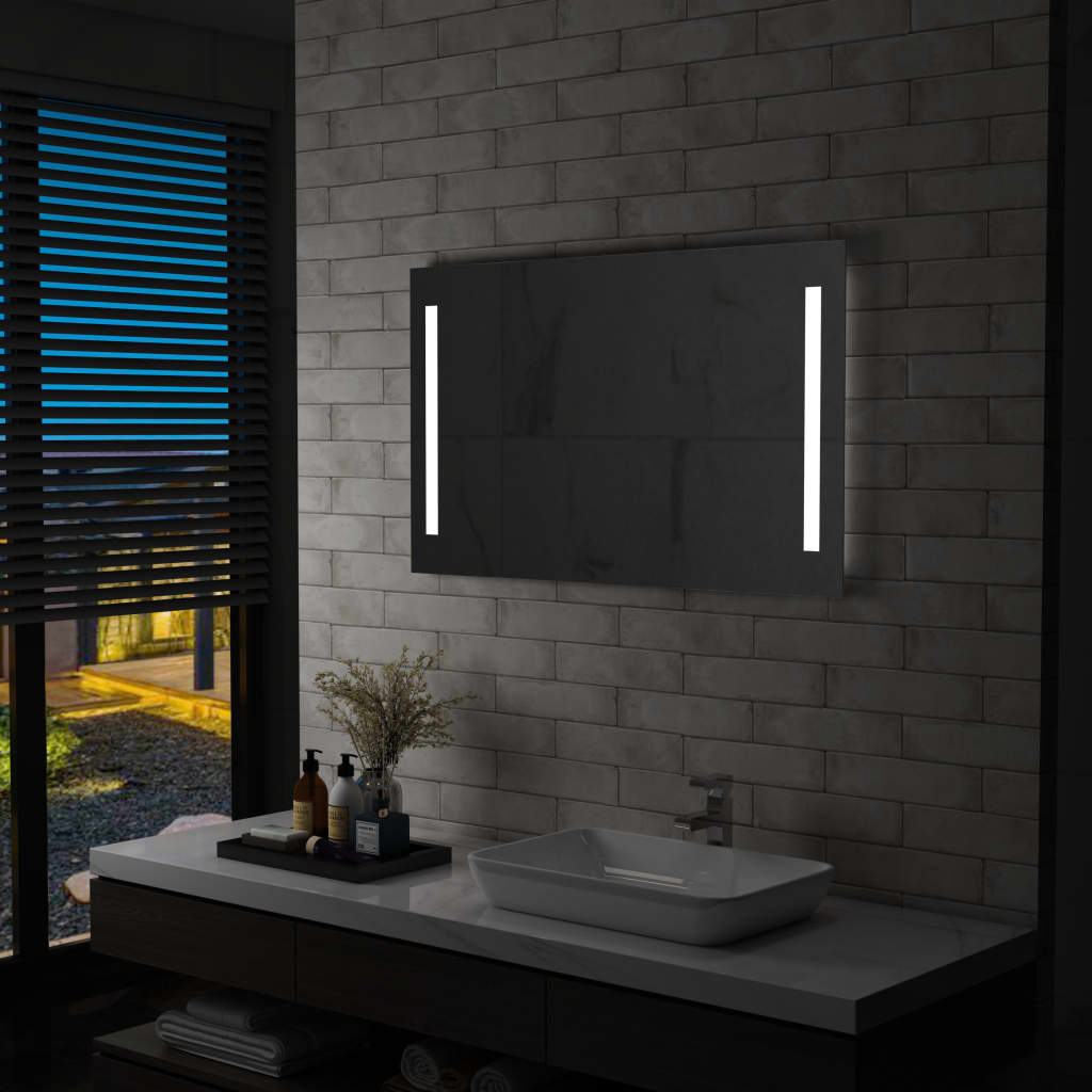 Specchio da Parete a LED per Bagno 100x60 cm