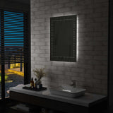 Specchio da Parete a LED per Bagno 60x80 cm