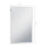 Specchio da Parete a LED per Bagno 60x100 cm