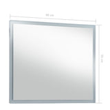 Specchio da Parete a LED per Bagno 60x50 cm