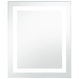 Specchio LED da Bagno con Sensore Tattile 50x60 cm