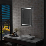 Specchio LED da Bagno con Sensore Tattile 60x80 cm