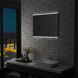 Specchio LED da Bagno con Sensore Tattile 80x60 cm