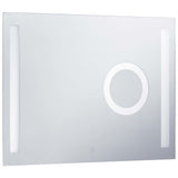 Specchio LED da Bagno con Sensore Tattile 80x60 cm