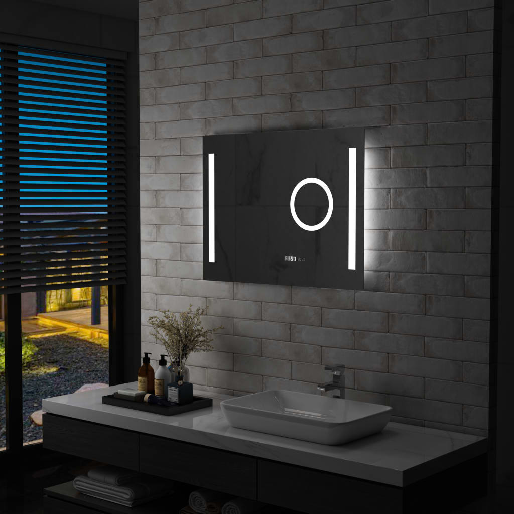 Specchio LED da Bagno con Sensore Tattile 80x60 cm