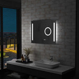 Specchio LED da Bagno con Sensore Tattile 80x60 cm