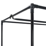 Armadio 2 pz Nero 75x50x160 cm