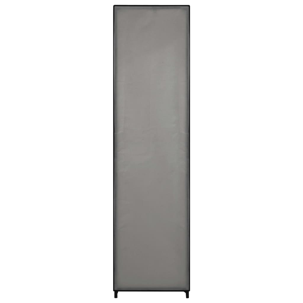 Guardaroba con 4 Scomparti Grigio 175x45x170 cm