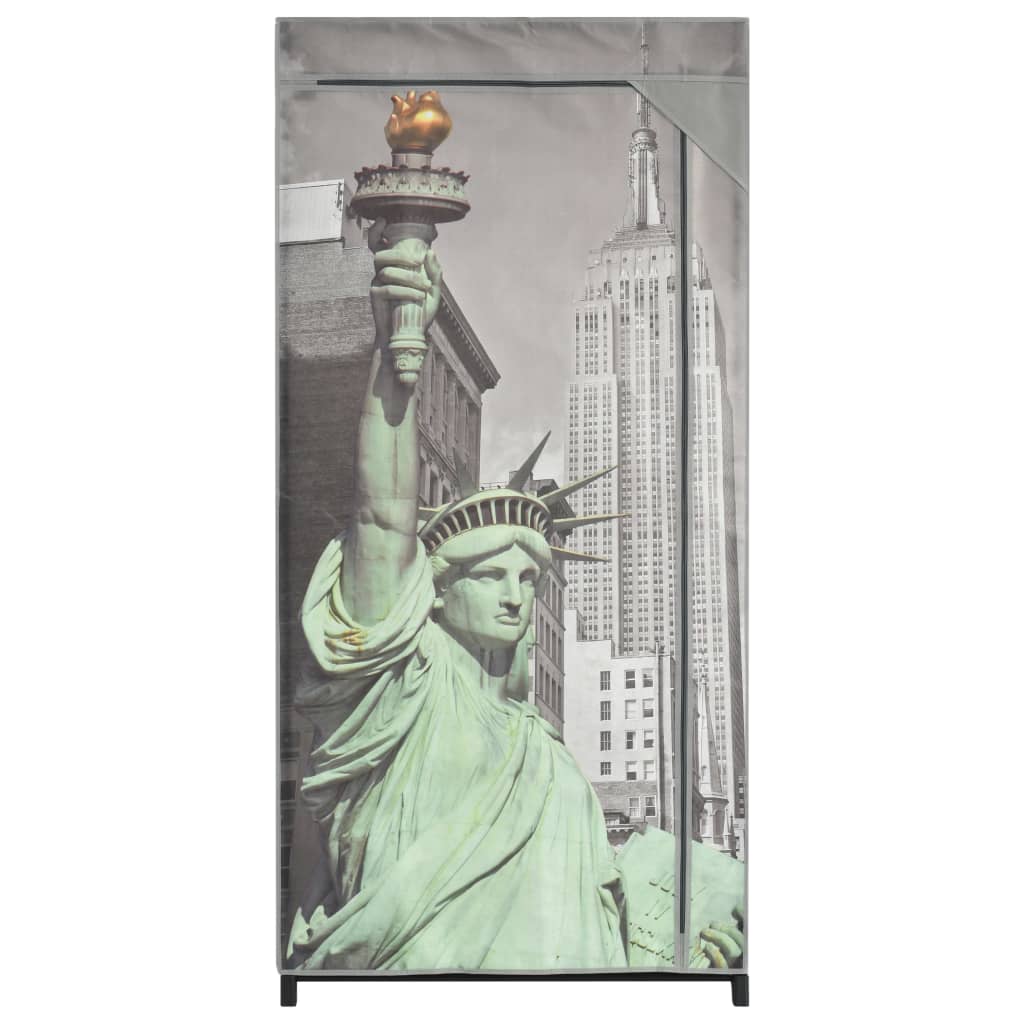 Armadio New York 75x45x160 cm in Tessuto