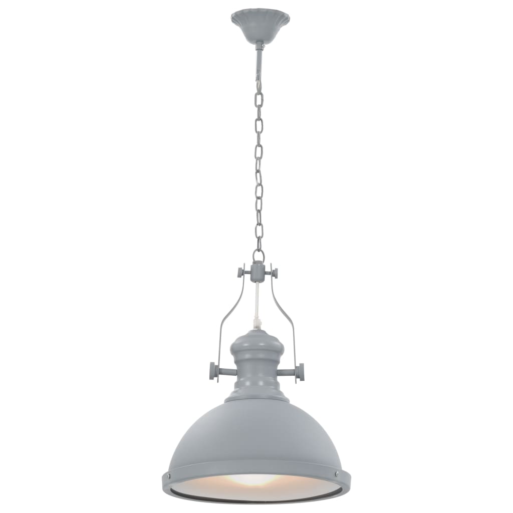 Lampadario Grigio Rotondo E27