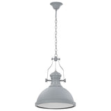 Lampadario Grigio Rotondo E27