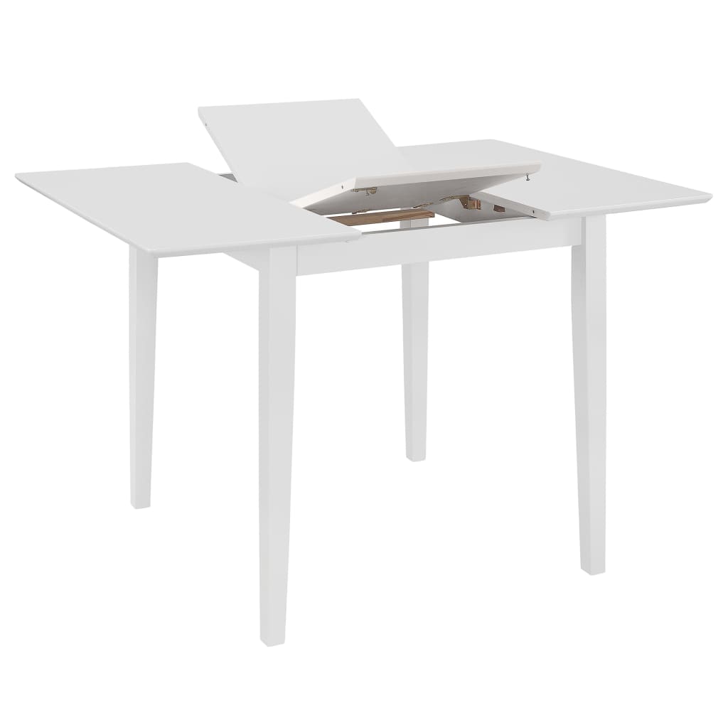 Set da Pranzo 3 pz in MDF Bianco