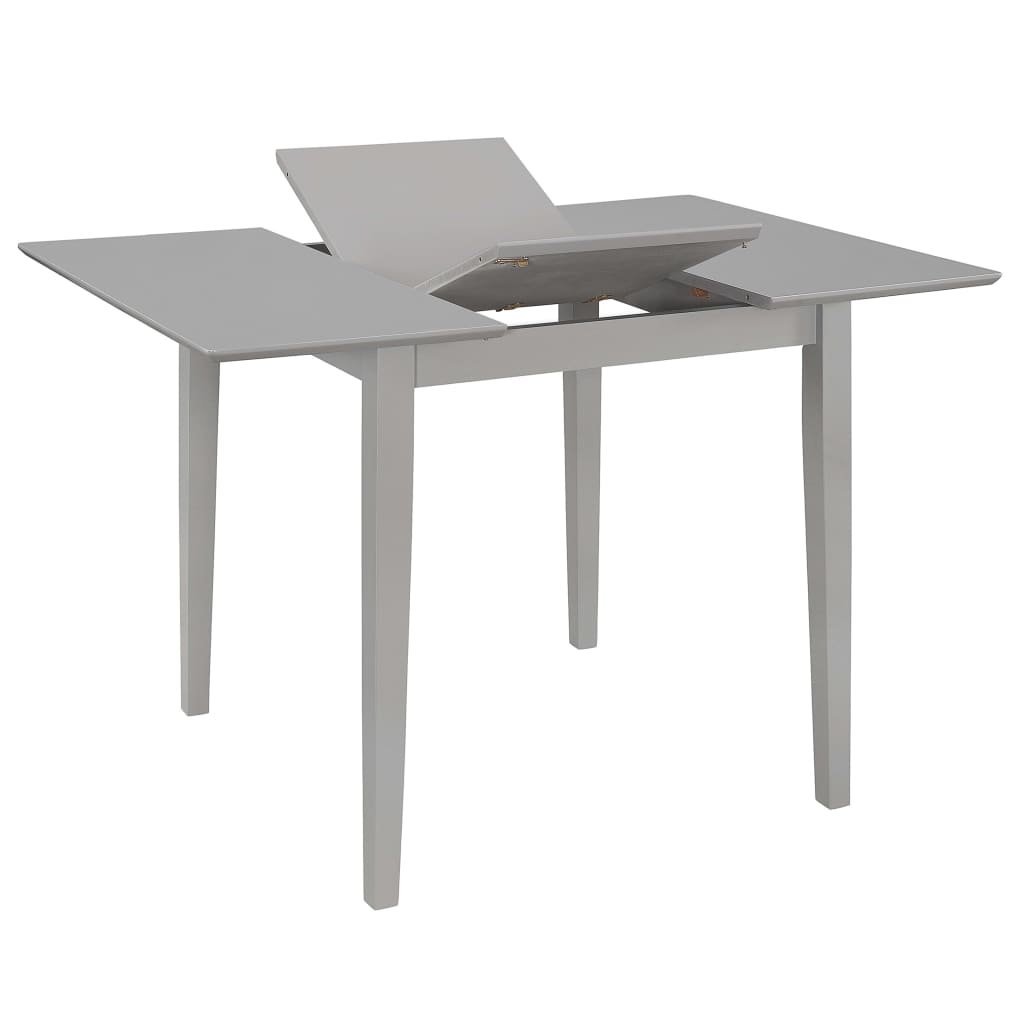 Set per Sala da Pranzo 5 pz in MDF Grigio