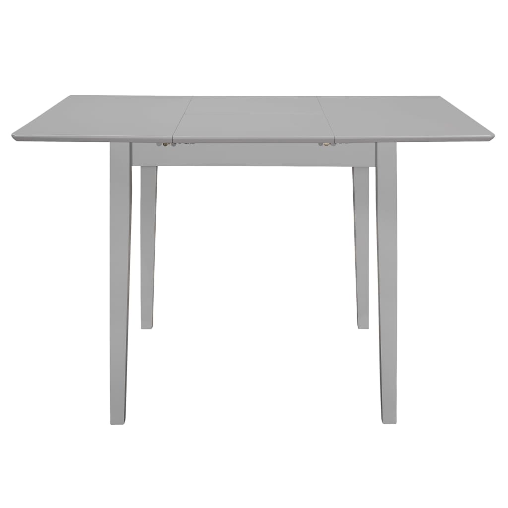 Set per Sala da Pranzo 5 pz in MDF Grigio