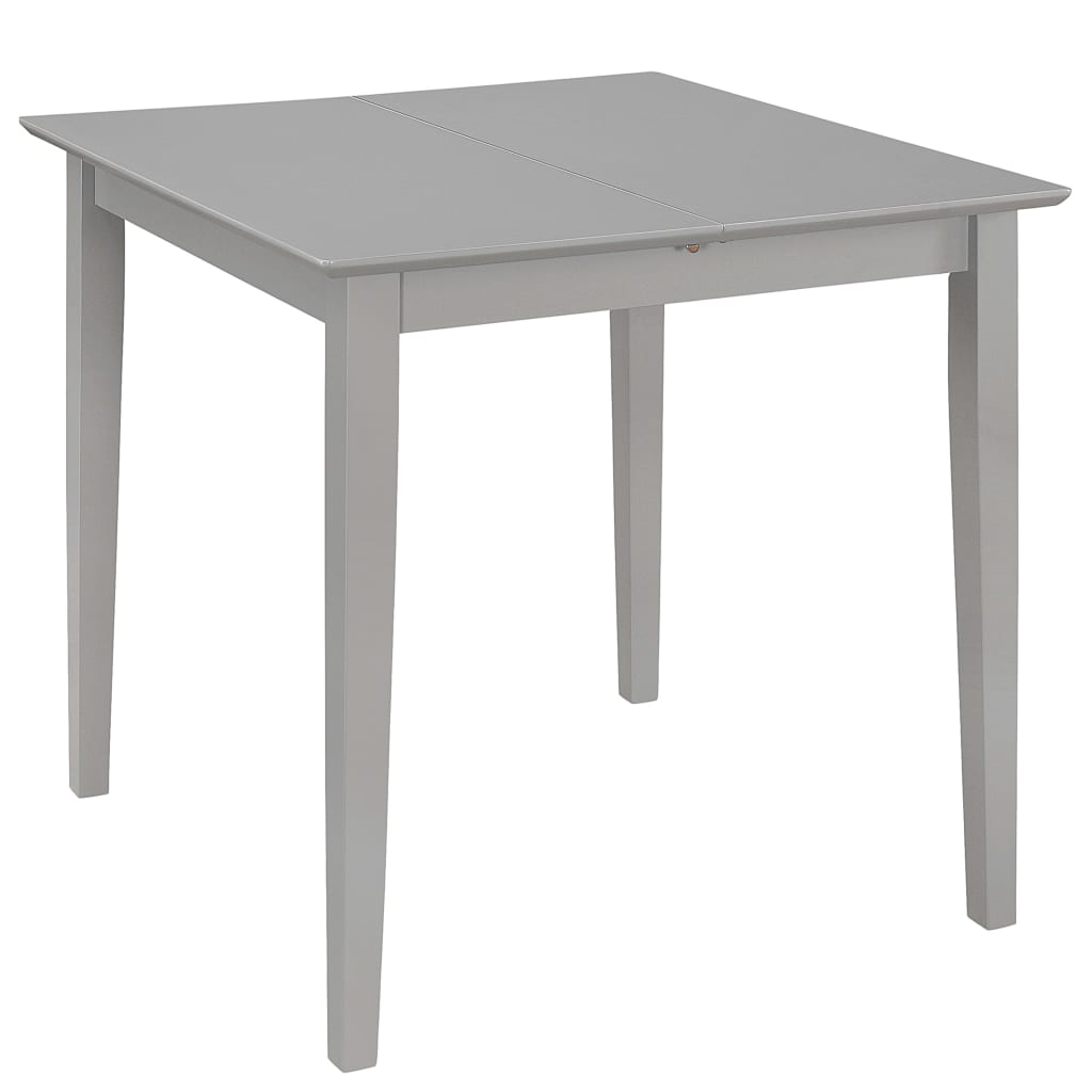 Set per Sala da Pranzo 5 pz in MDF Grigio