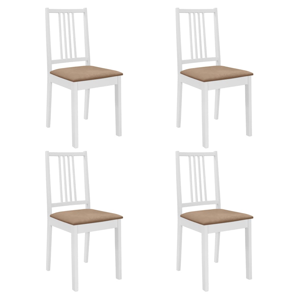 Set per Sala da Pranzo 5 pz in MDF Bianco