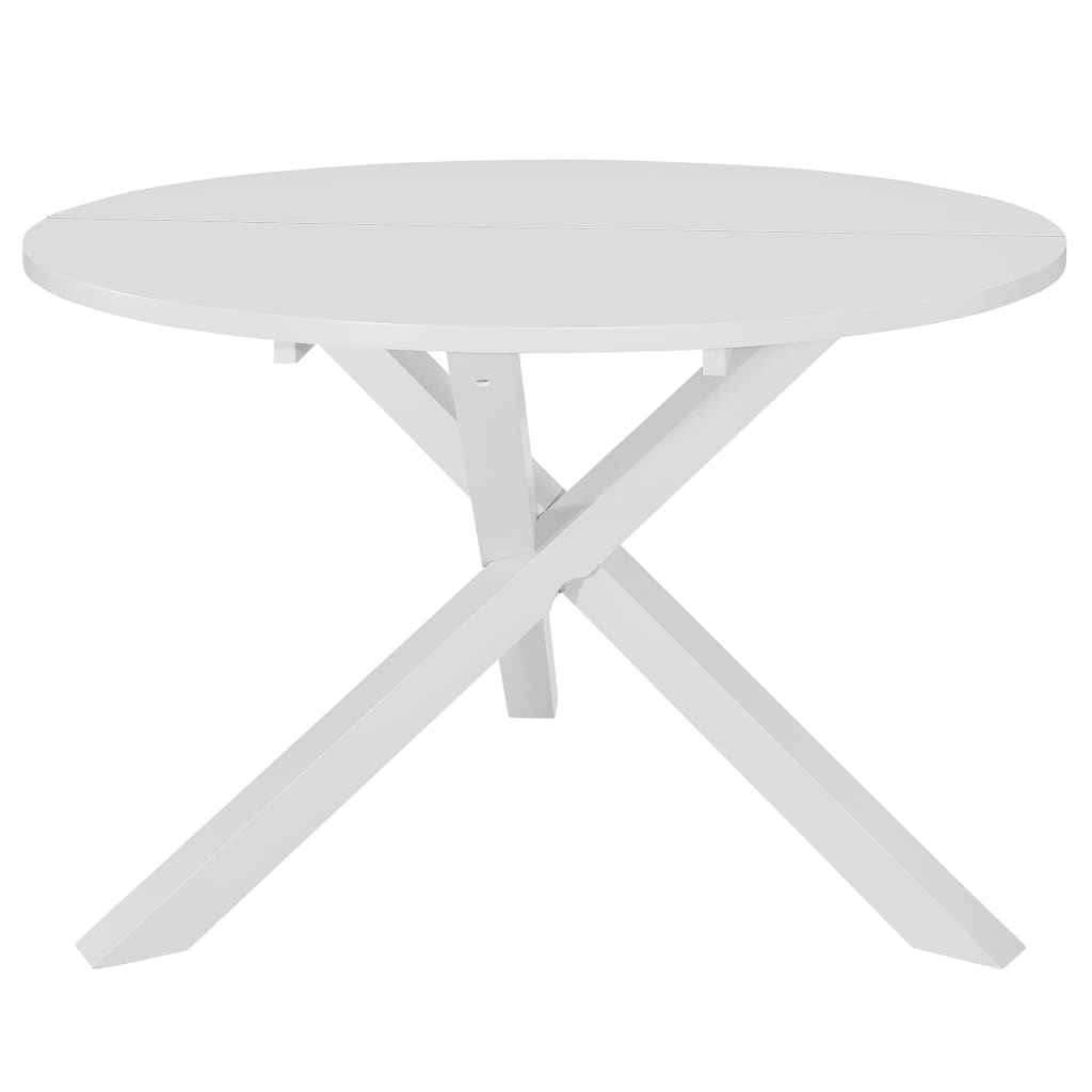 Set per Sala da Pranzo 5 pz in MDF Bianco