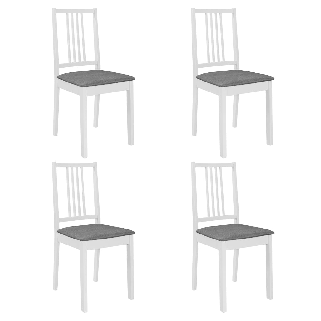 Set per Sala da Pranzo 5 pz in MDF Bianco