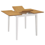 Set per Sala da Pranzo 5 pz in MDF Bianco