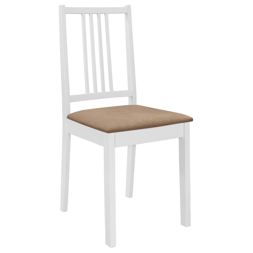 Set per Sala da Pranzo 5 pz in MDF Bianco