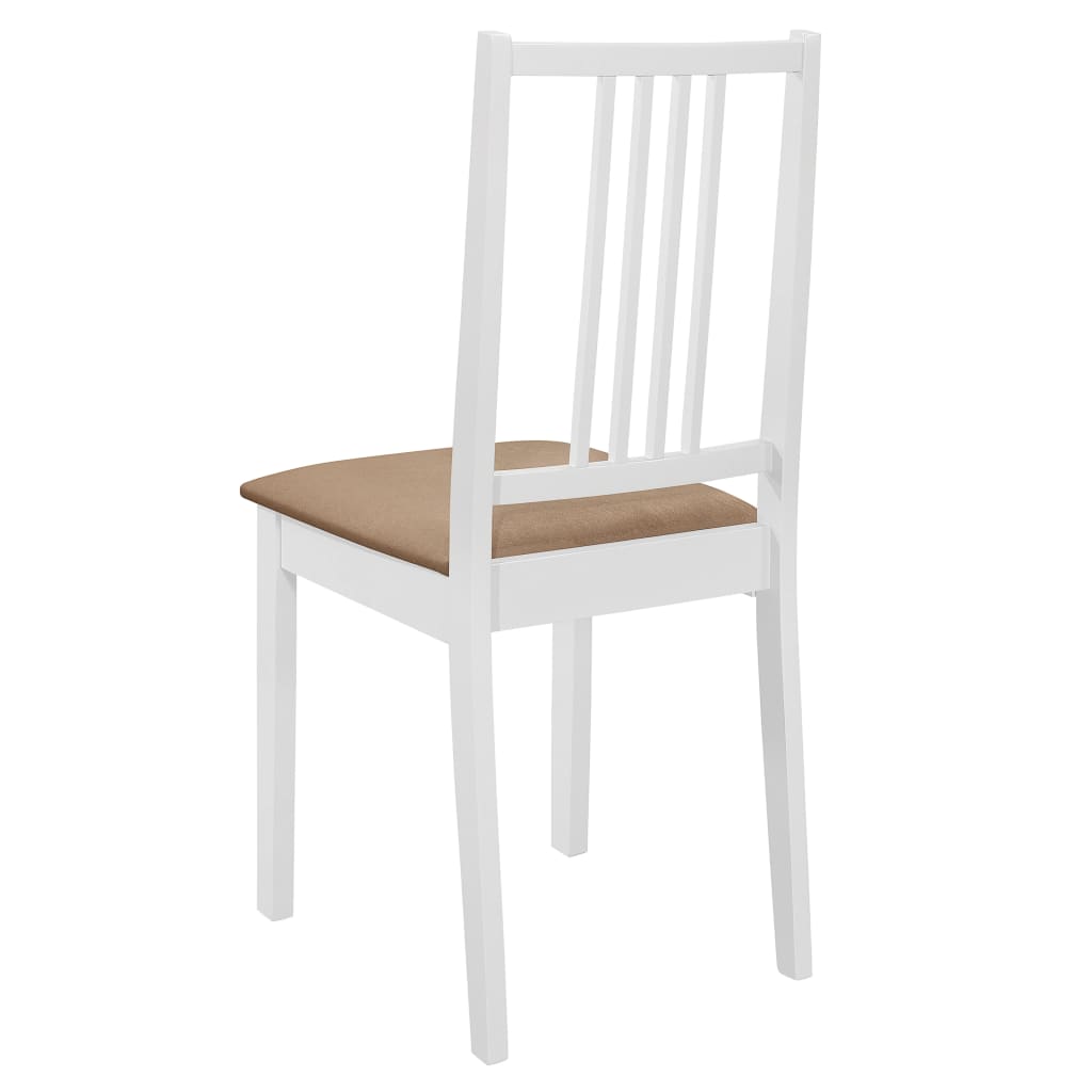 Set per Sala da Pranzo 5 pz in MDF Bianco