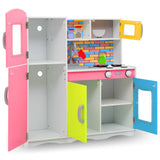 Cucina Giocattolo per Bambini in MDF 80x30x85 cm Multicolore