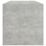 Tavolino Salotto Grigio Cemento 100x40x40 cm Legno Multistrato