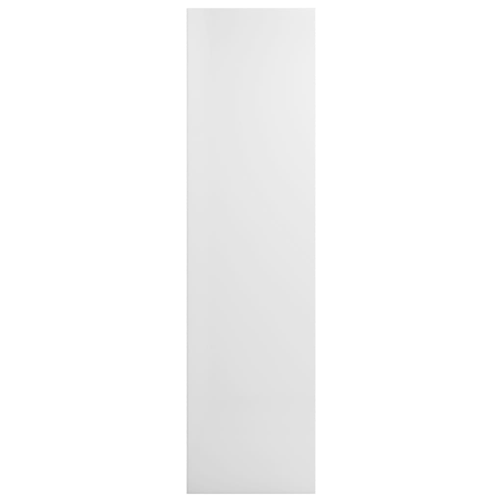 Libreria/Mobile TV Bianco Lucido 36x30x143 cm Legno Multistrato